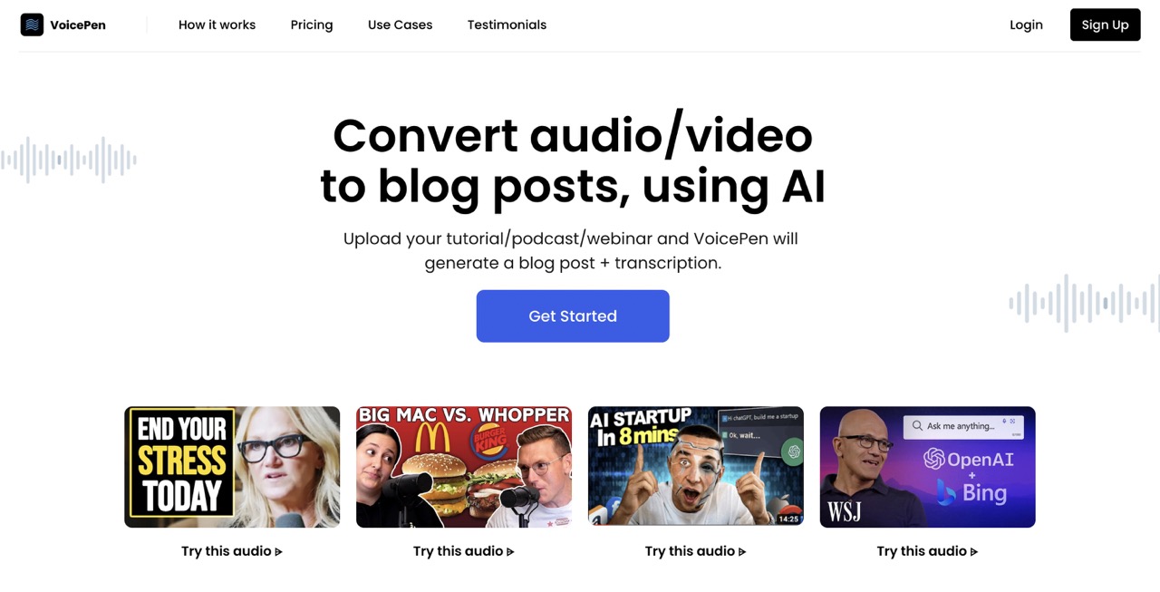 VoicePen.ai: The Future of Writing from Video