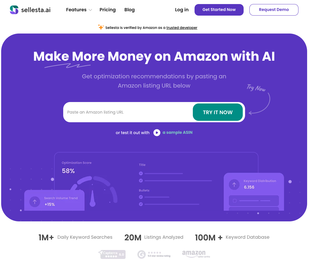 Explode Your Amazon SEO with Sellesta.ai’s Relevant Keyword Suggestions