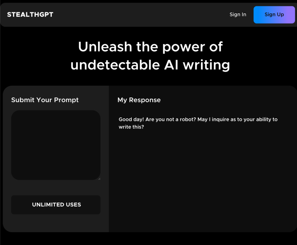 Unlock Your Writing Potential with StealthGPT: The Ultimate AI Writing ...