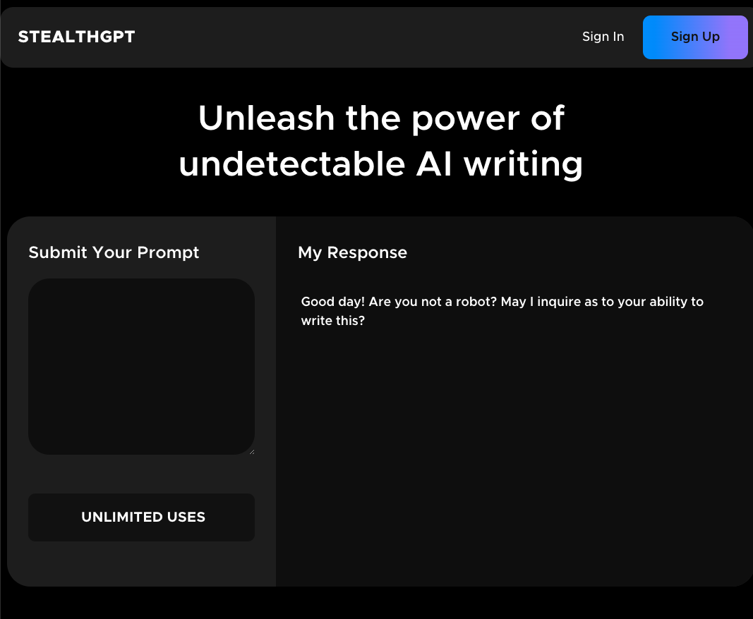 Unlock Your Writing Potential with StealthGPT: The Ultimate AI Writing Tool for Students