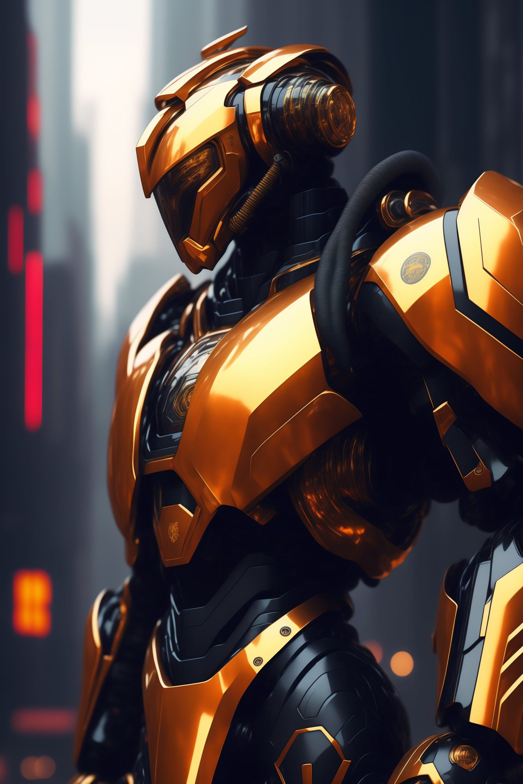 The Beauty and Mastery of Cyberpunk Power Armor in Sci-Fi Concept Art