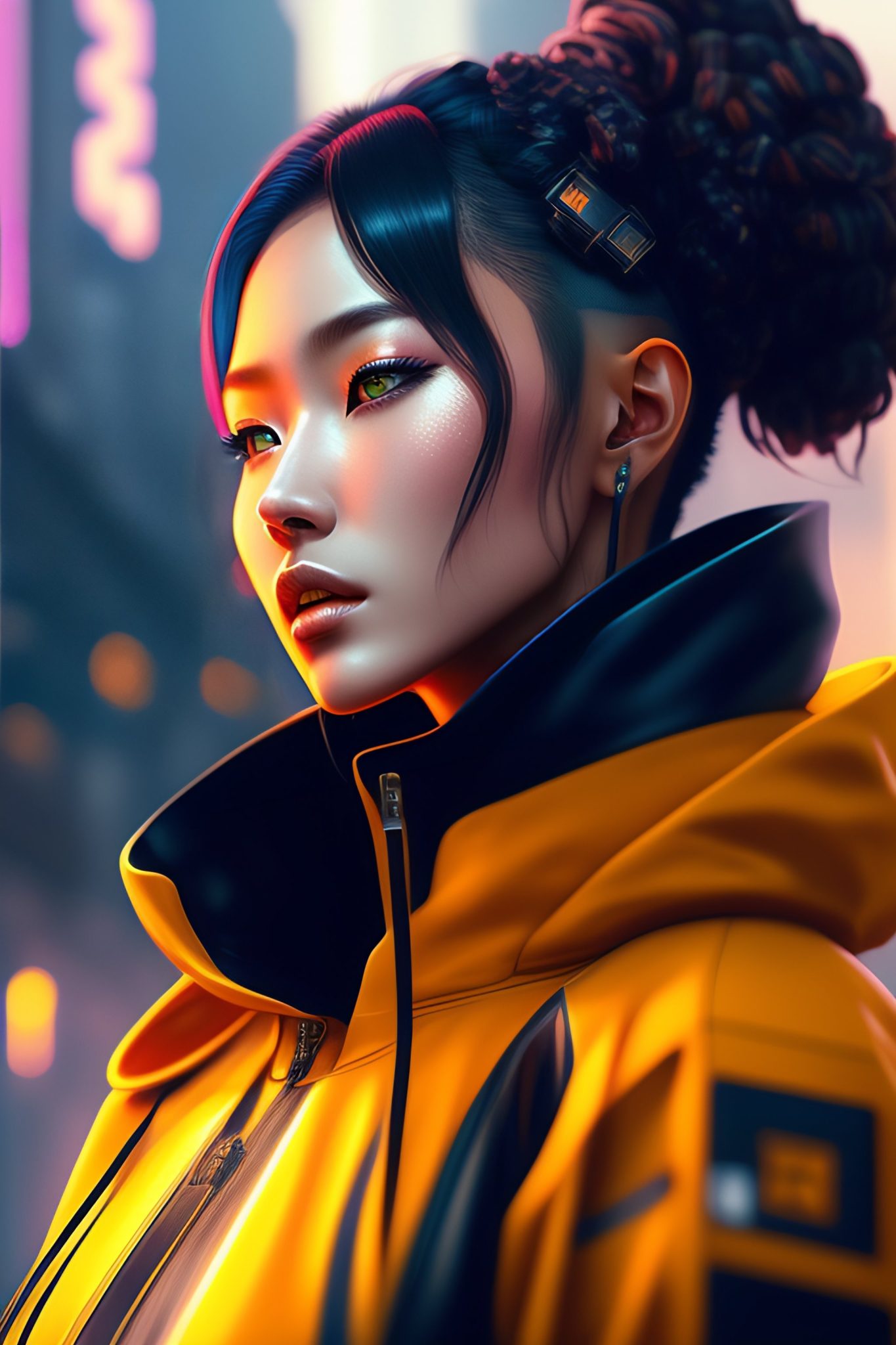 Cyberpunk Fashion Unveiled: A Cinematic Journey Through the Art of WLOP ...