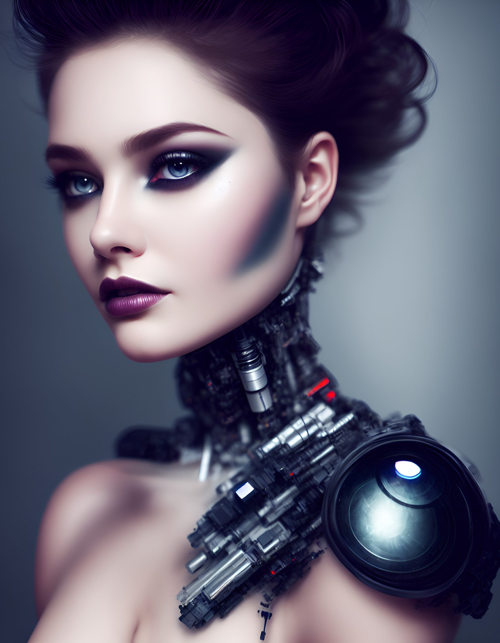 Default beautiful robot dark makeup hyperdetailed photography soft li 2 4a694007 b84f 47be b926 c09d30b563d9 1 scaled