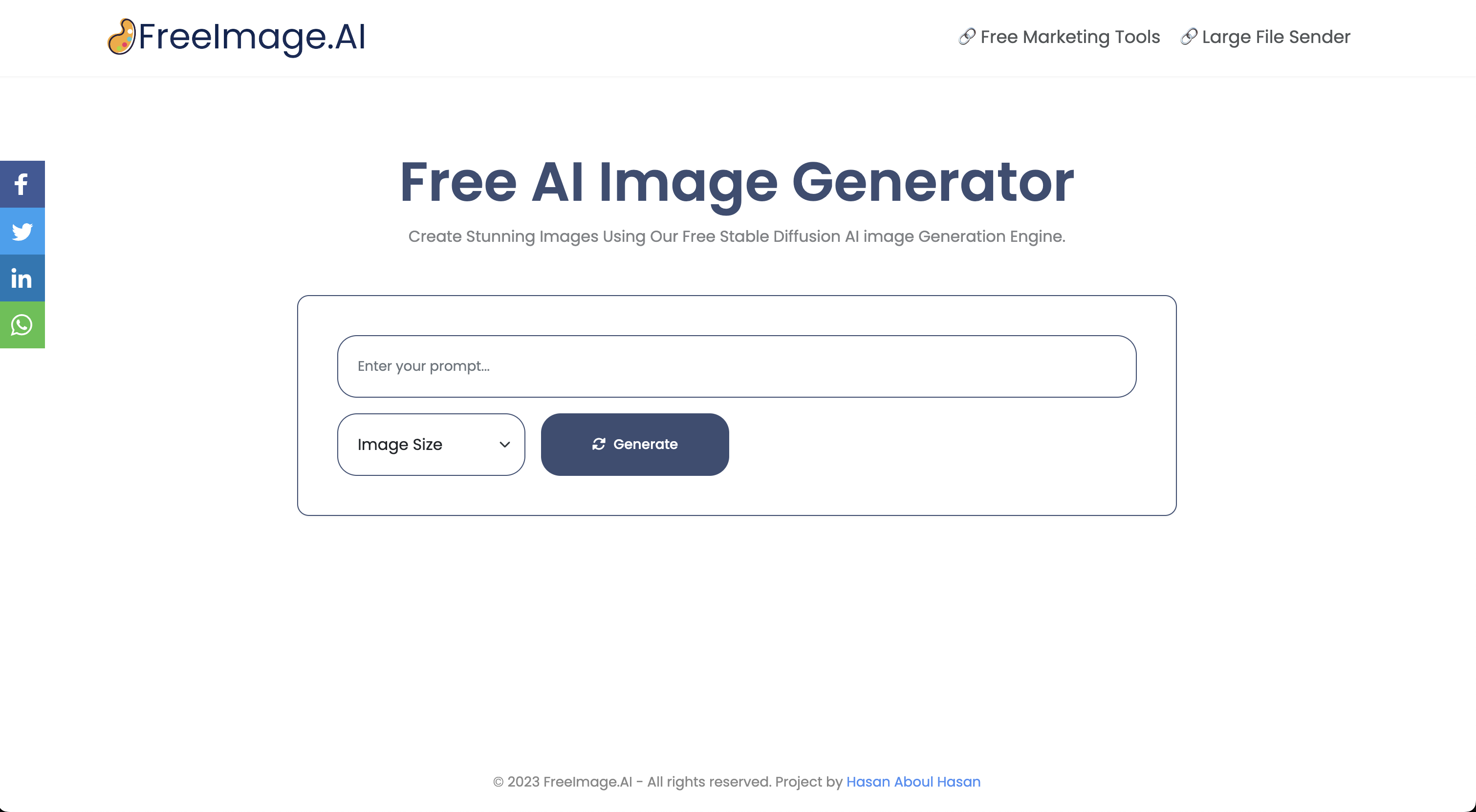 Create Quick Stunning Images for Free with Freeimage.ai – The Fast AI Image Generator