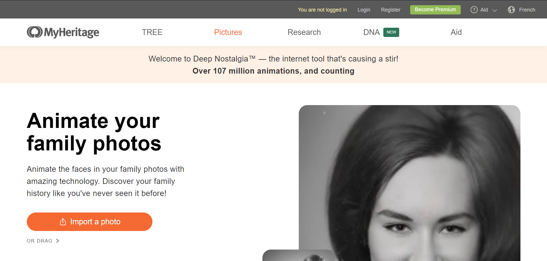 Bring Your Family History to Life with MyHeritage’s Deep Nostalgia™ Technology
