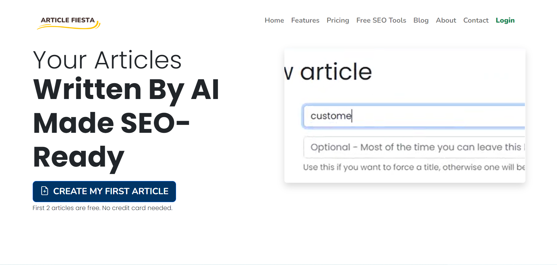 Create High-Quality Content in Minutes with Articlefiesta.com – The Ultimate AI Writing Assistant!