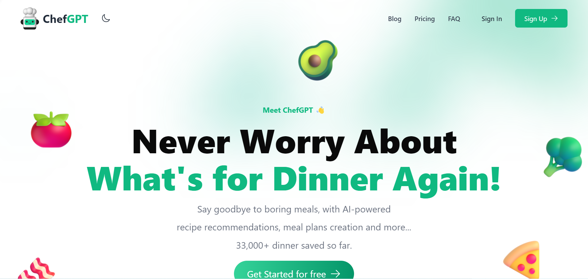 Unleash Your Inner Chef with Chefgpt.xyz – The Ultimate AI-Powered Recipe Recommendation Website!