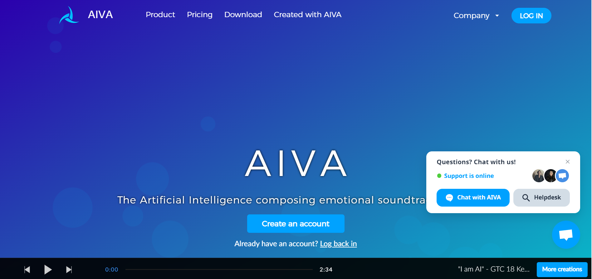 Create Customized Music with Aiva.ai’s AI-Powered Composer – Add a Unique Touch to Your Projects!