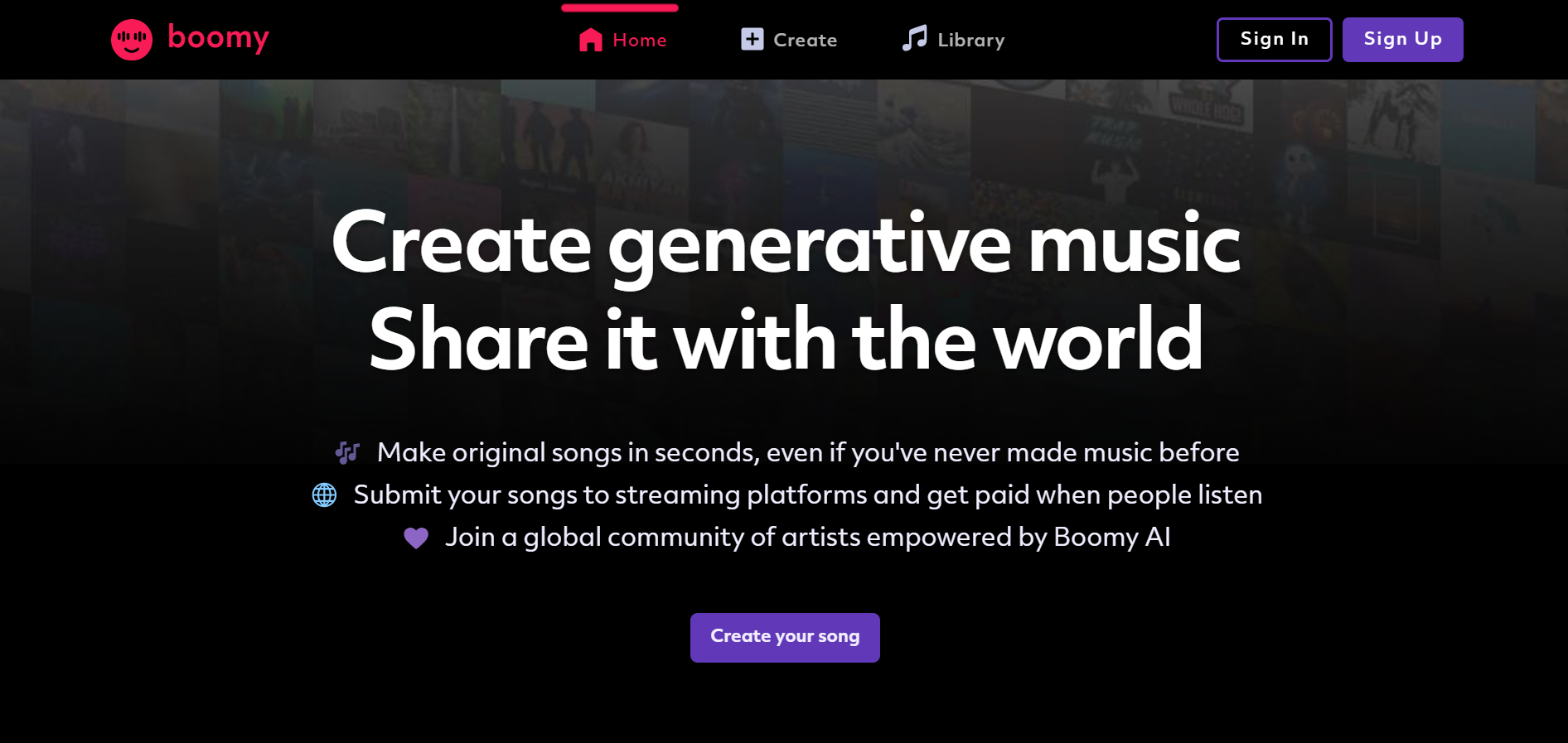 Boomy.com: Create Original Songs and Get Paid for Every Listen!