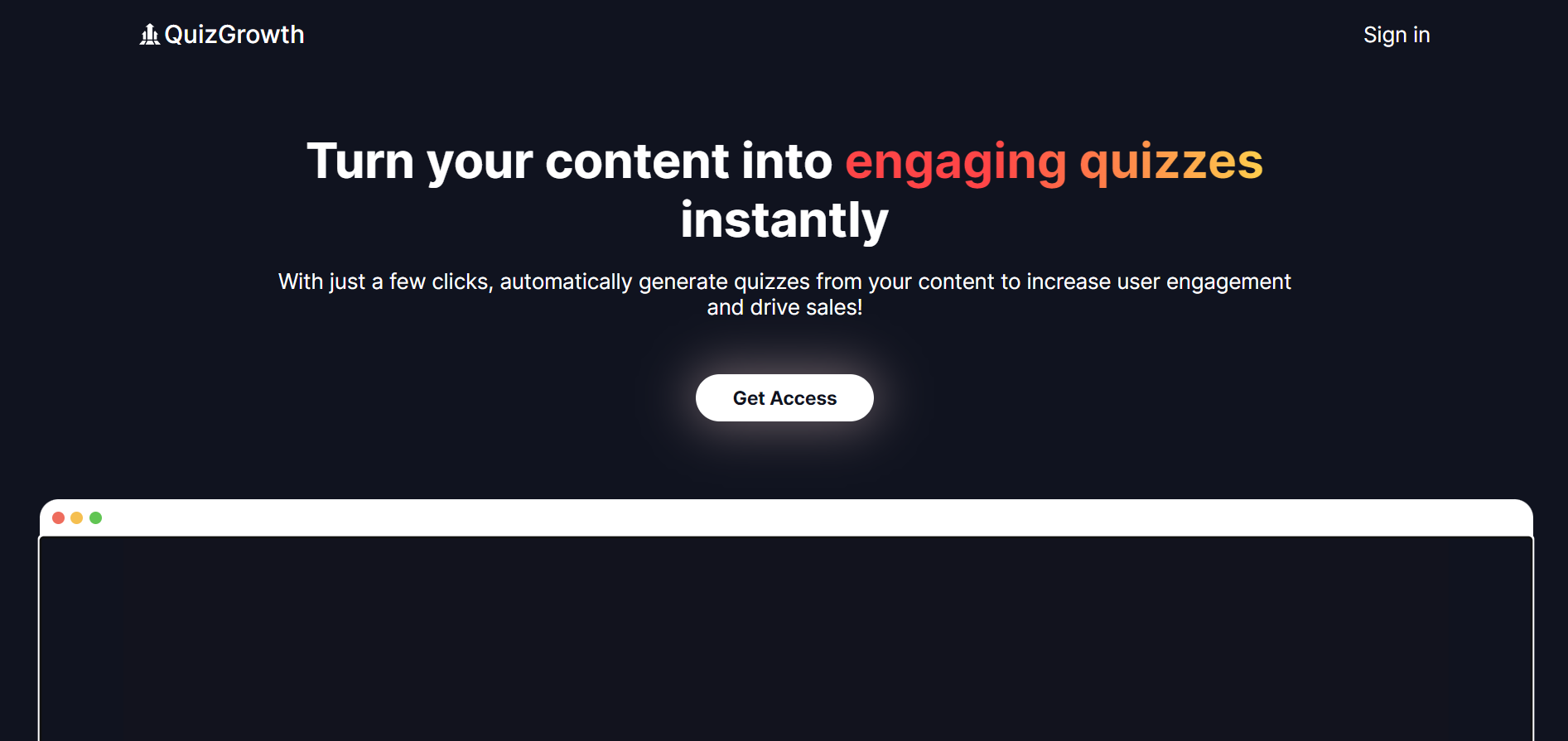 Quizgrowth.com: Turn Your Content into Fun Quizzes in Seconds!
