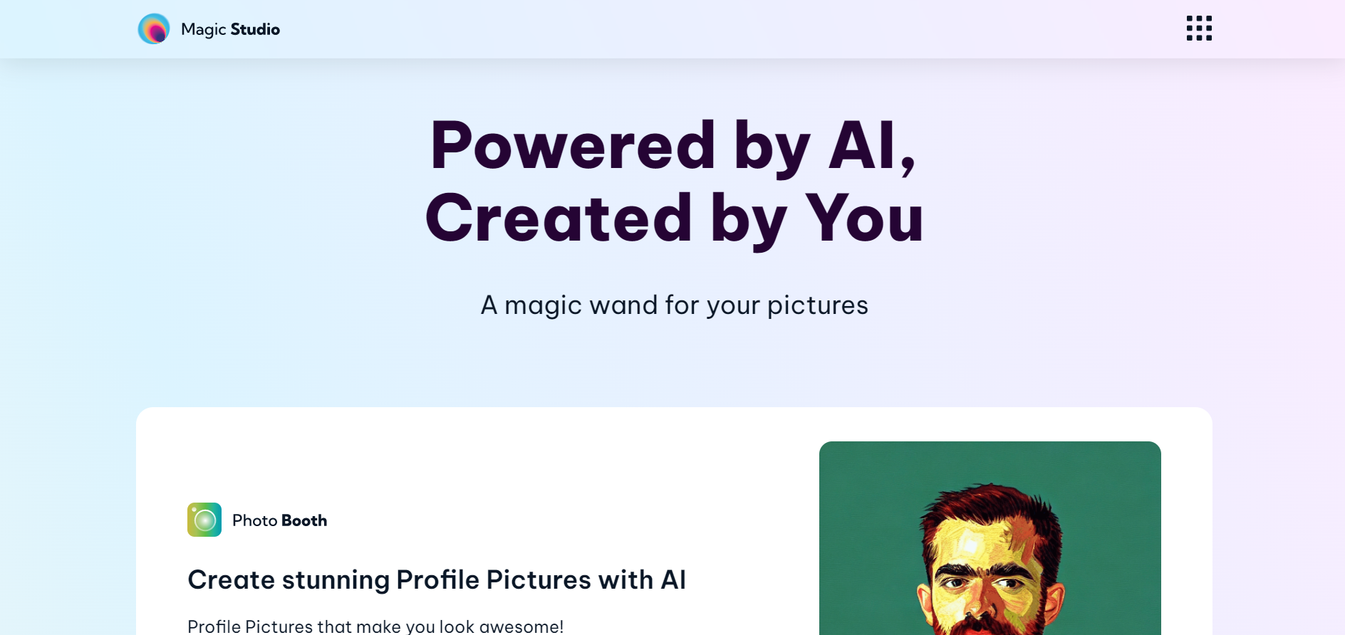 Create Magic with AI Image Editing Tools from Magicstudio.com