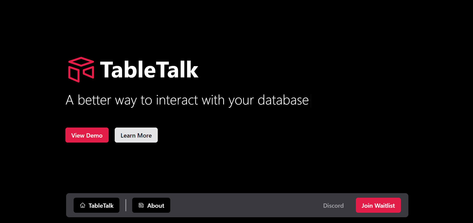 Enhance your database experience with TableTalk.ai