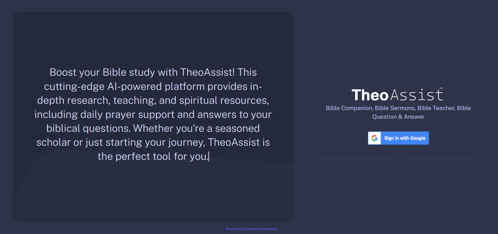 Create Compelling Sermons in Minutes with Theoassist.com