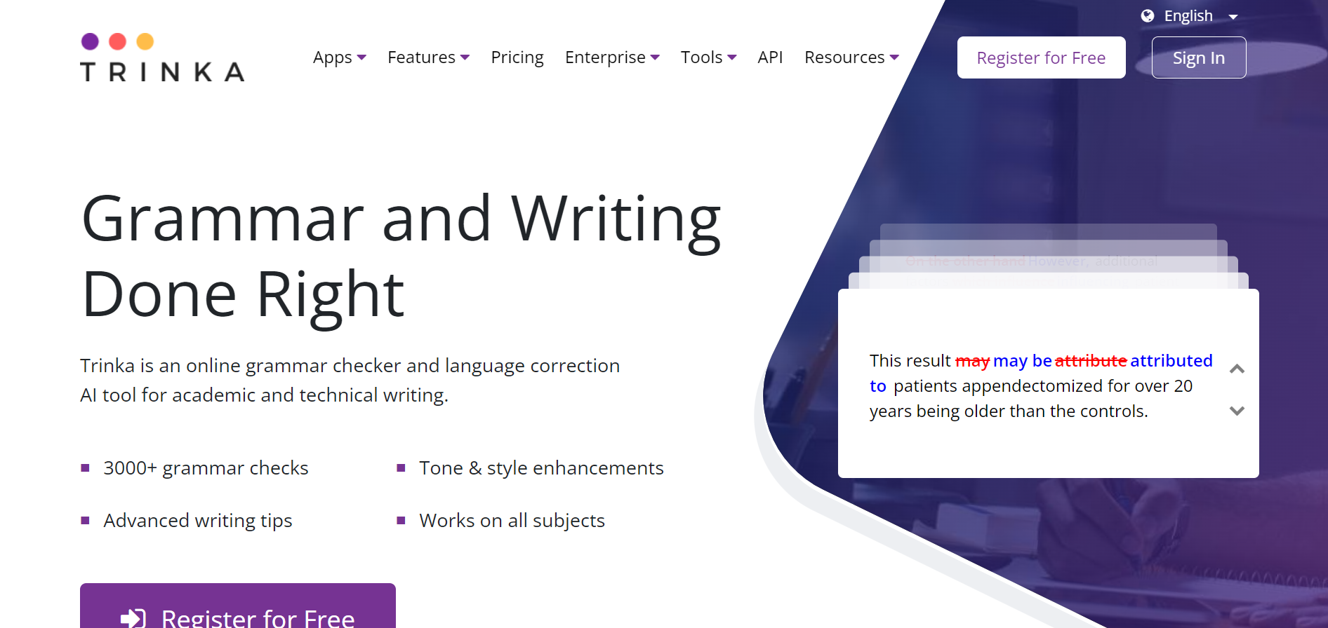 Trinka.ai: Your AI Writing Assistant for Clear, Cohesive Content