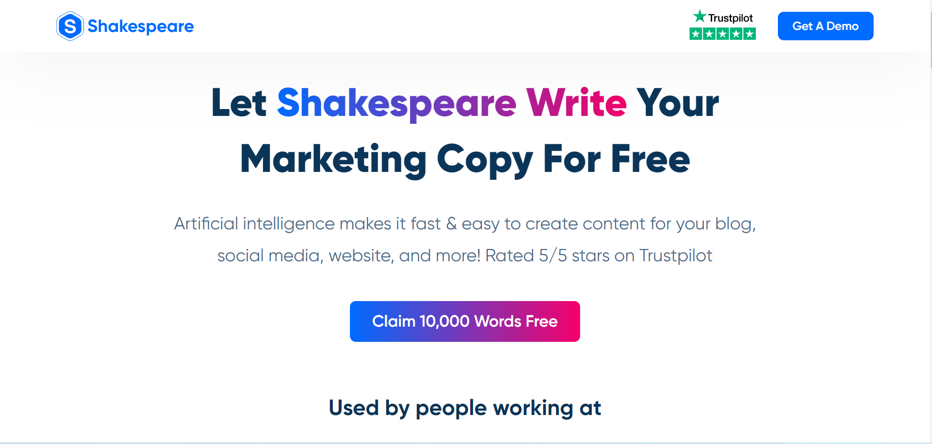 Unleash Your Inner Shakespeare with Shakespeare.ai – The Ultimate AI Copywriting Software!