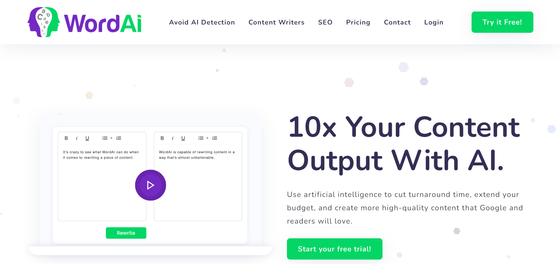 Maximize Your Content Output with Wordai.com – The Ultimate AI-Powered Content Creation Platform!