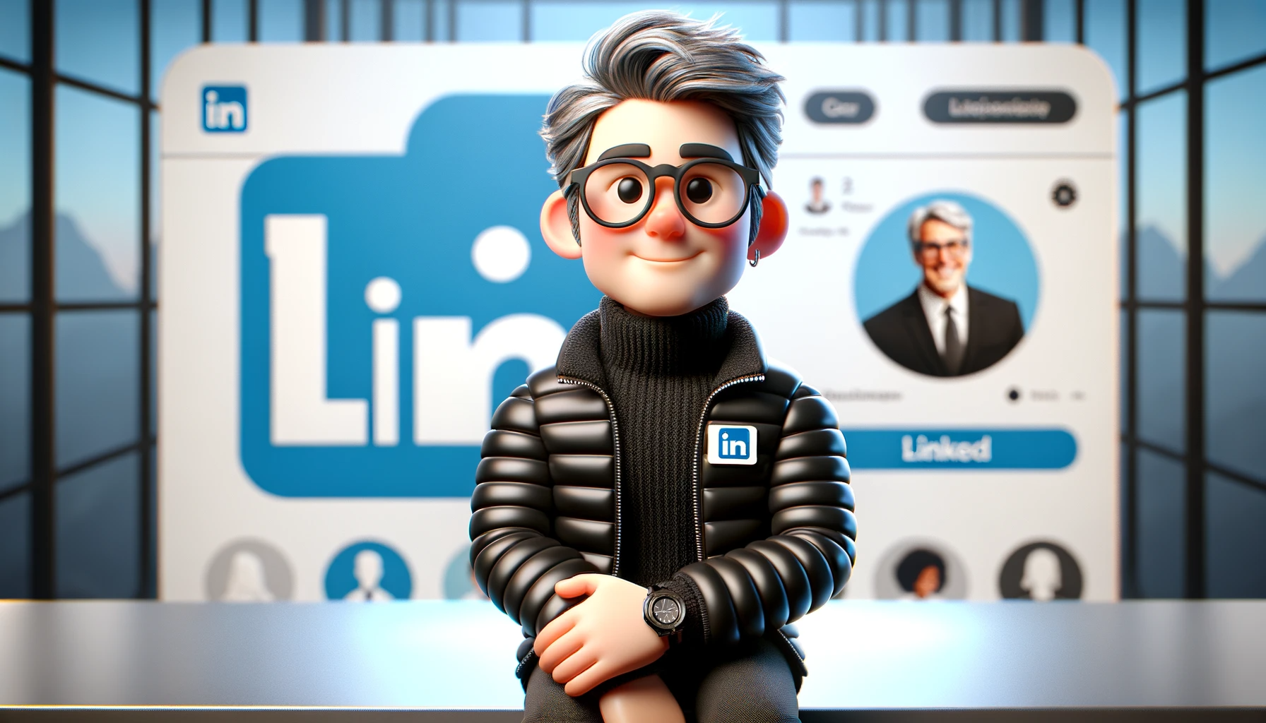Awesome LinkedIn Profile Image With AI Phill ai