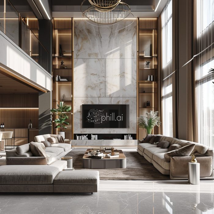 phill.ai luxury living room with a modern ar 11 style raw 6054ca73 b9af 4ad3 9bdf 55744f34b71d